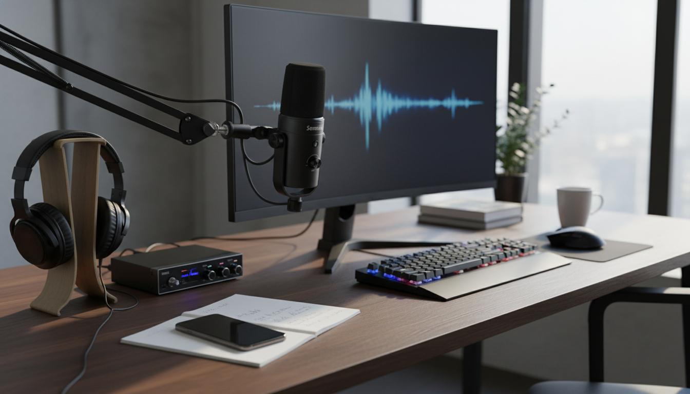 Dynamic Mic Setup for Streaming, Podcasting & Studio