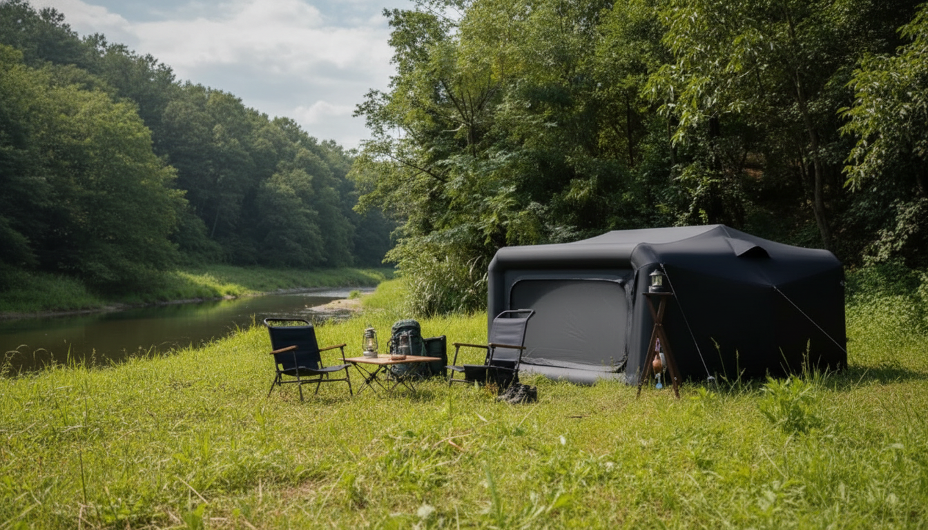 Inflatable Oxford Cloth Camping Tent: Setup & Weather Tips