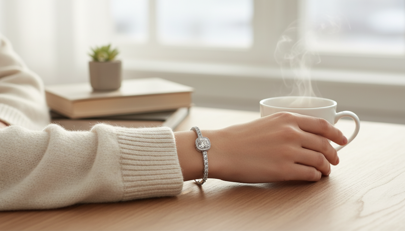 GBA Moissanite Enamelled Bracelet: Fit, Care, Style