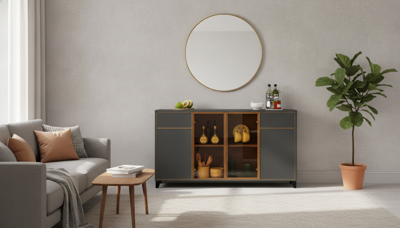 Luxury Nordic Glass Display Sideboard: Styling & Buying