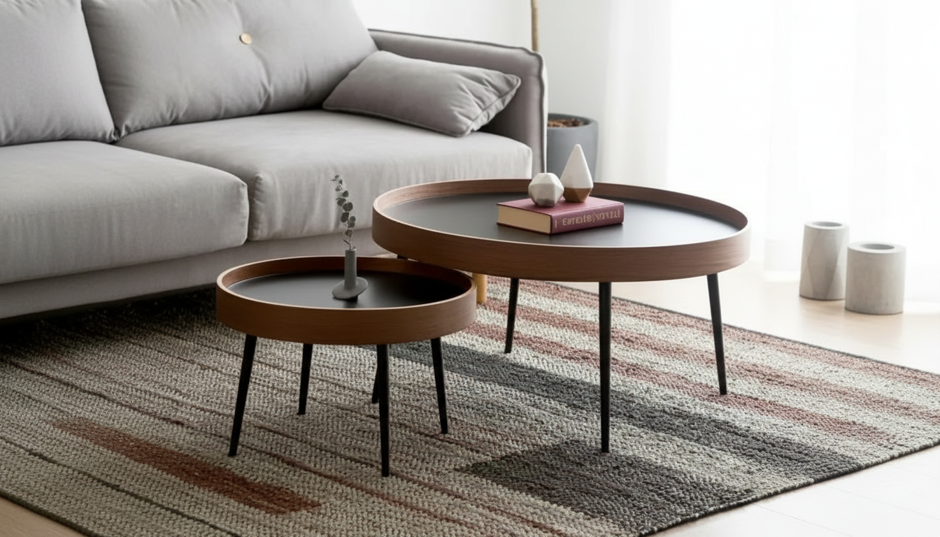 Modern Minimalist Round Coffee Table: Sizing, Style & Care