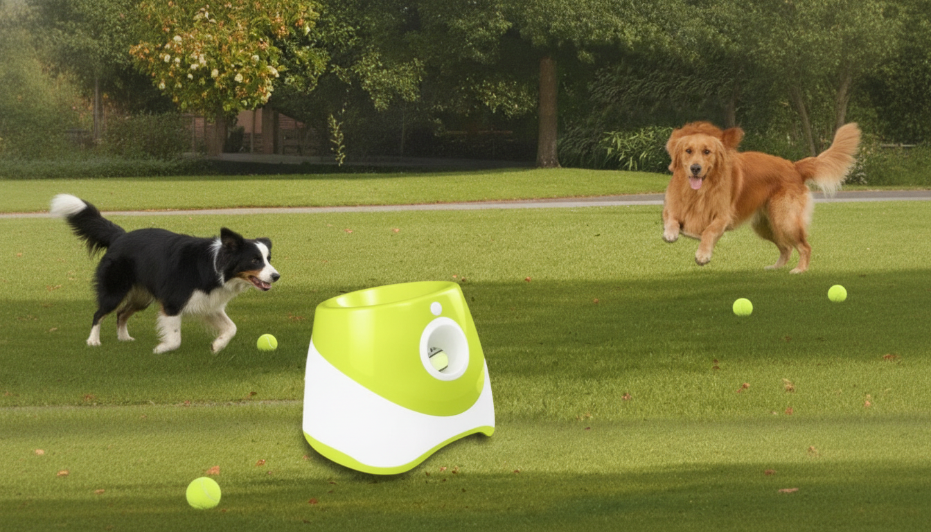 Rechargeable Automatic Dog Ball Launcher: 3 Distance Modes