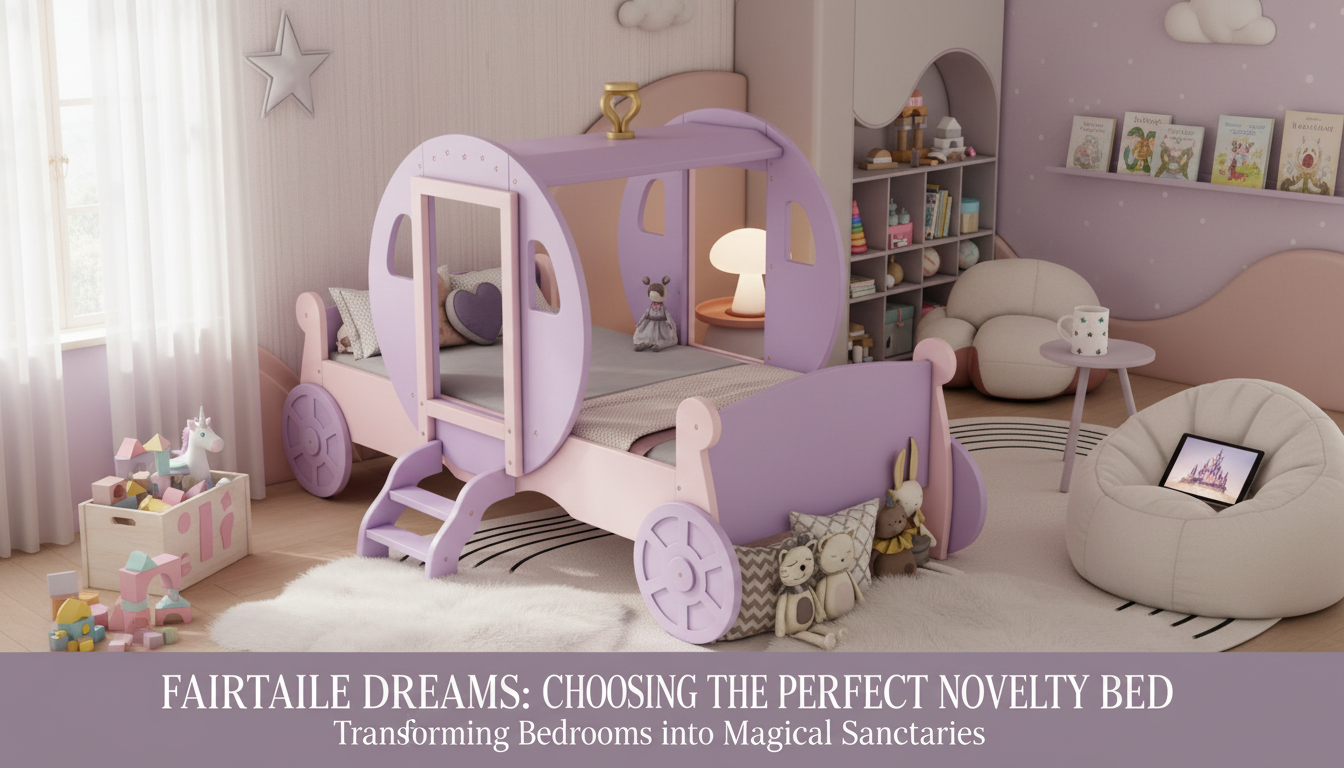 Twin Princess Carriage Bed with Crown: Fit, Safety & Style