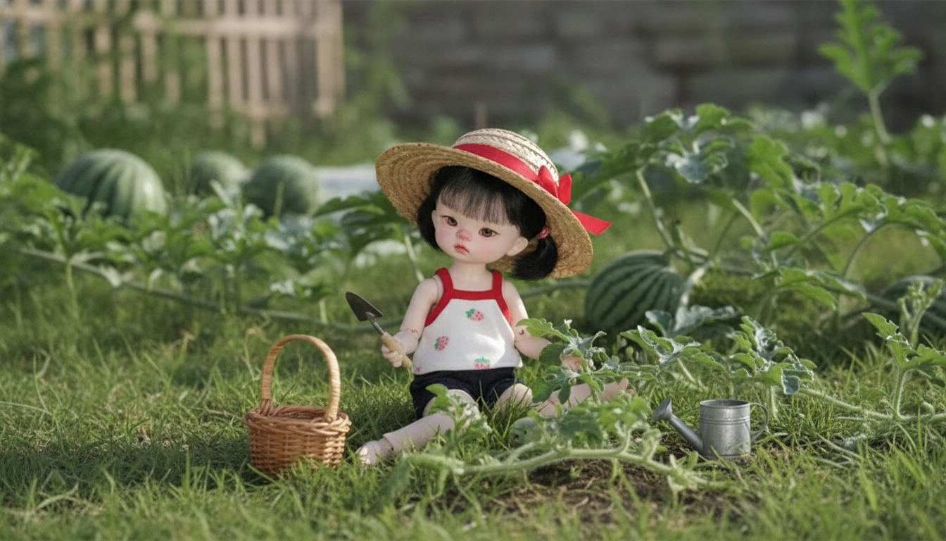 Wandy 1/6 Summer BJD Doll: Straw Hat Style & Care