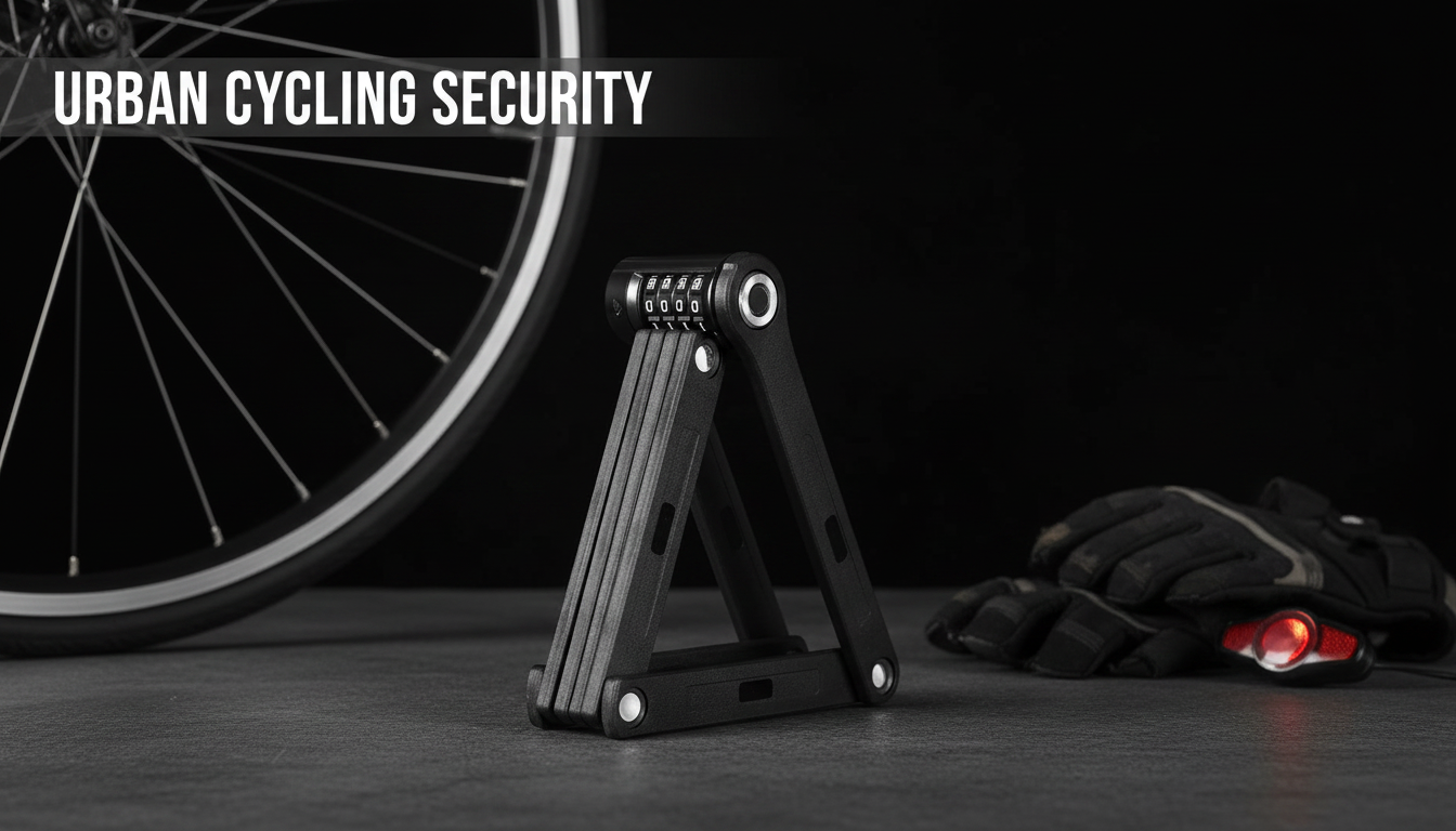 Foldable Password Bike Lock: Secure, Keyless Commuting