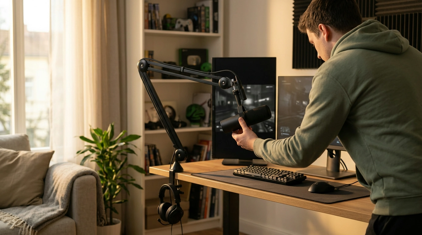 Gaming Mic With a Boom Arm: Setup and Buying Tips