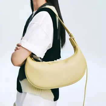 Chic Half-Moon Leather Crossbody Bag: Fit, Style & Care