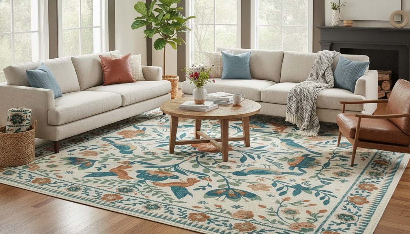 Rug Tricks to Make a Bedroom Look Bigger